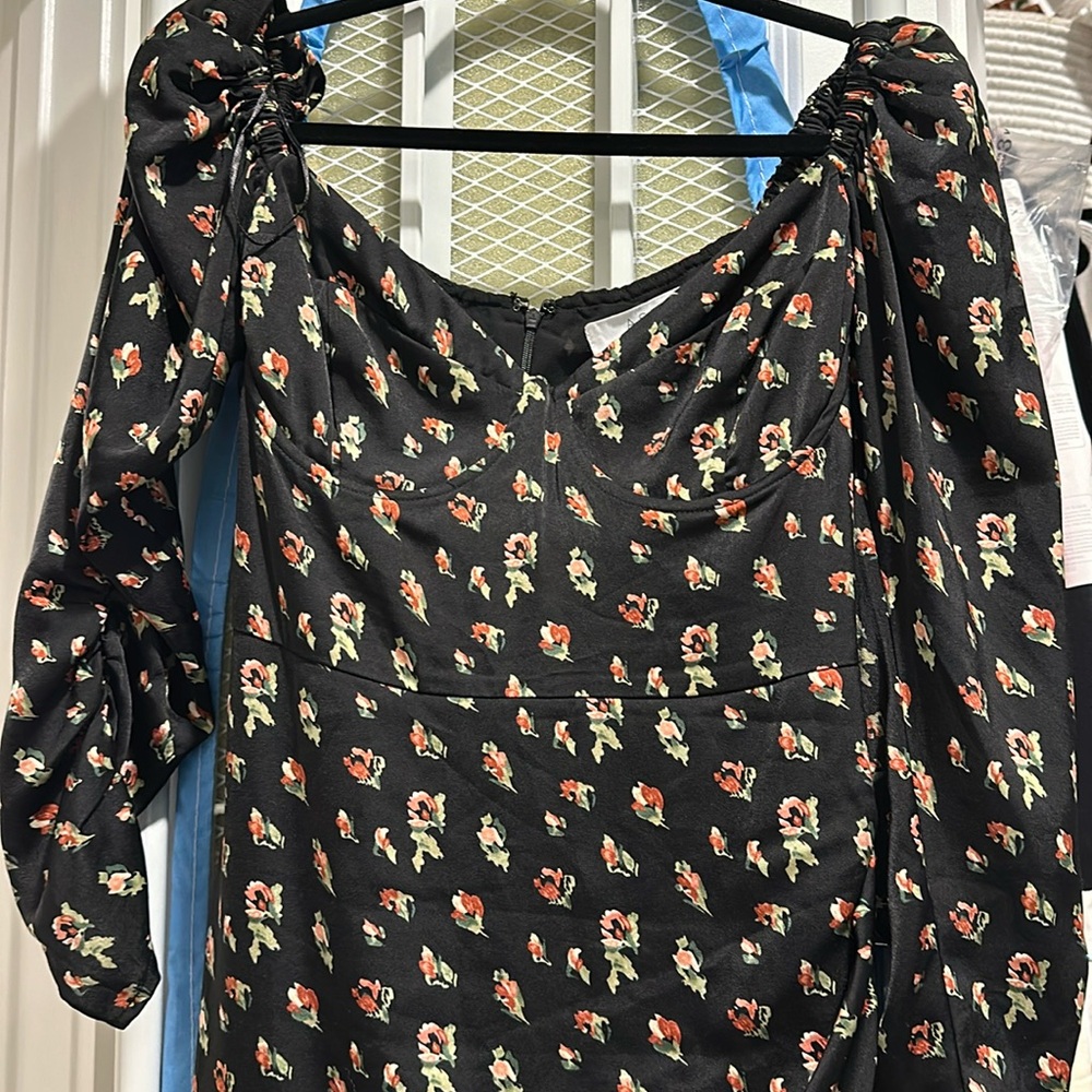 ASTR midi floral dress